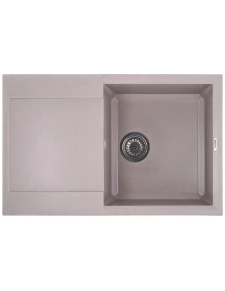 Мойка для кухни прямоугольная Zerix ZS-7950S-06, 780x495x200 мм бежевая, из гранита