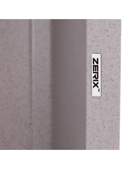 Мийка для кухні прямокутна Zerix ZS-7950S-07, 780x495x200 мм бежева, з граніту