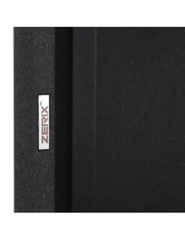 Мойка для кухни прямоугольная Zerix ZS-7950S-13, 780x495x200 мм графит, из гранита