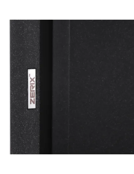 Мойка для кухни прямоугольная Zerix ZS-7950S-13, 780x495x200 мм графит, из гранита