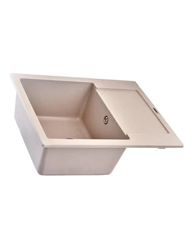 Мойка для кухни прямоугольная Zerix ZS-6250S-06 Beige, 615x495x200 мм, из гранита