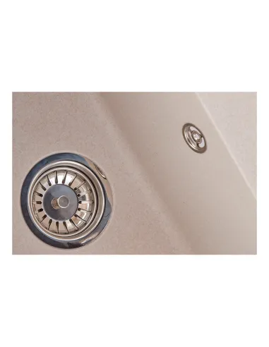 Мойка для кухни прямоугольная Zerix ZS-6250S-06 Beige, 615x495x200 мм, из гранита