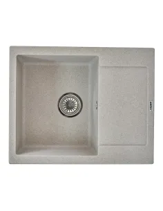 Мойка для кухни прямоугольная Zerix ZS-6250S-07 Marble, 615x495x200 мм, из гранита
