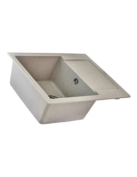 Мойка для кухни прямоугольная Zerix ZS-6250S-07 Marble, 615x495x200 мм, из гранита