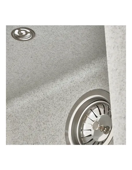 Мойка для кухни прямоугольная Zerix ZS-6250S-07 Marble, 615x495x200 мм, из гранита