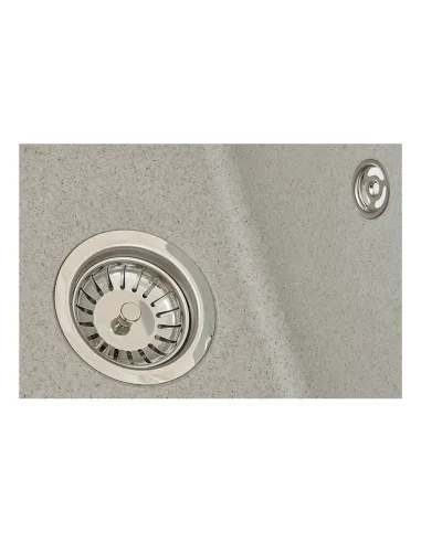 Мойка для кухни прямоугольная Zerix ZS-6250S-07 Marble, 615x495x200 мм, из гранита