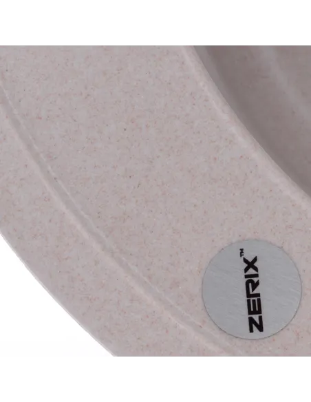 Мийка для кухні кругла Zerix ZS-510R-06, 510х510х200 мм, бежева, з граніту