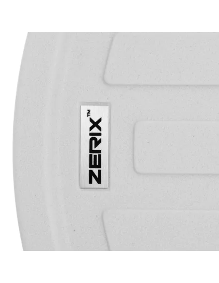 Мийка для кухні кругла Zerix ZS-6250R-01, 620х500х200 мм, біла, з граніту