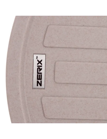 Мийка для кухні кругла Zerix ZS-6250R-06, 620х500х200 мм, бежева, з граніту