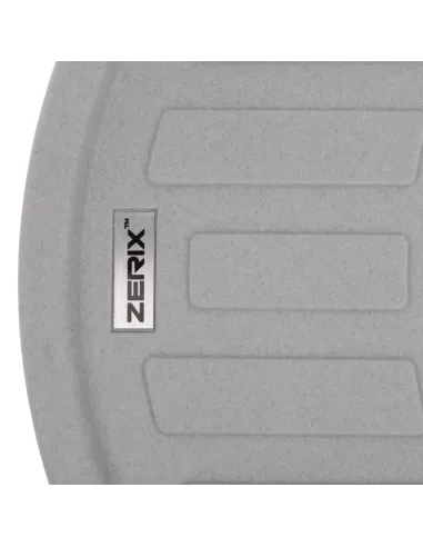 Мойка для кухни круглая Zerix ZS-6250R-09, 620х500х200 мм, серая, из гранита