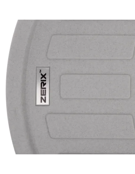 Мийка для кухні кругла Zerix ZS-6250R-09, 620х500х200 мм, сіра, з граніту