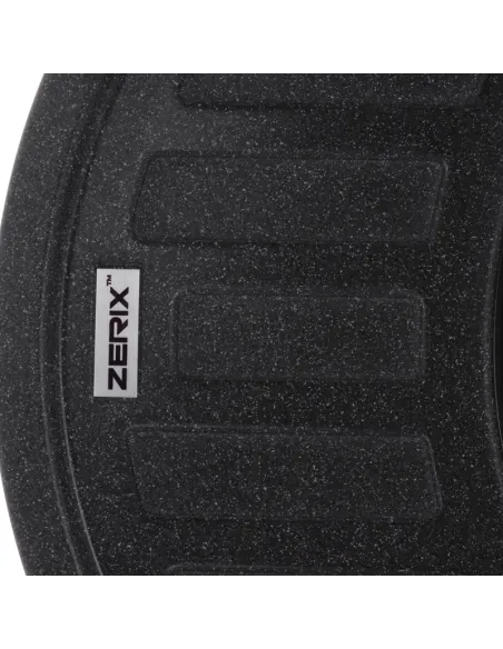 Мийка для кухні кругла Zerix ZS-6250R-13, 620х500х200 мм, графіт, з граніту