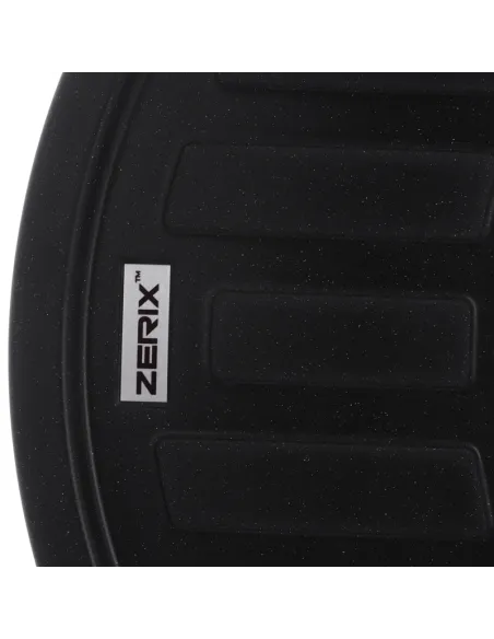 Мойка для кухни круглая Zerix ZS-6250R-14, 620х500х200 мм, черный металлик, из гранита