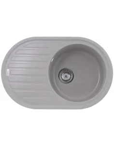 Мойка для кухни круглая Zerix ZS-7750R-07, 765х495х200 мм, мраморная, из гранита