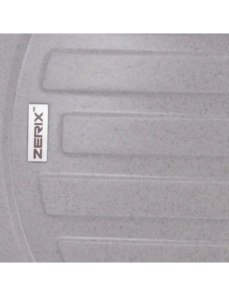 Мийка для кухні кругла Zerix ZS-7750R-07, 765х495х200 мм, мармурова, з граніту
