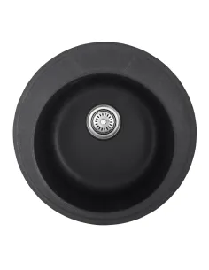 Мойка для кухни круглая Haiba HB8301-G228 Gray 490x490х180 мм, из гранита