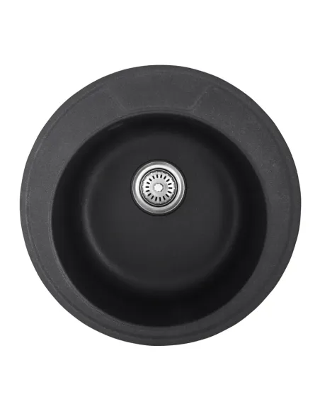 Мойка для кухни круглая Haiba HB8301-G228 Gray 490x490х180 мм, из гранита