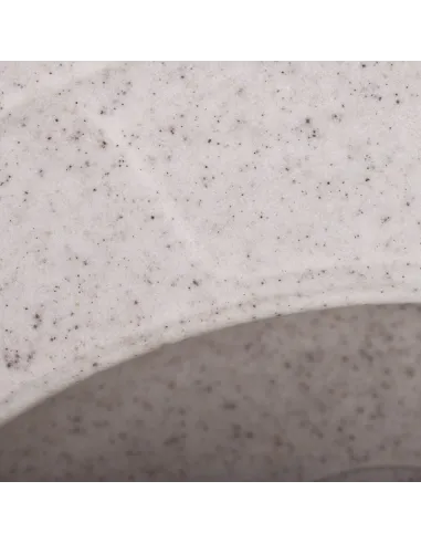 Мийка для кухні кругла Haiba HB8301-G322 Beige 490x490х180 мм, з граніту