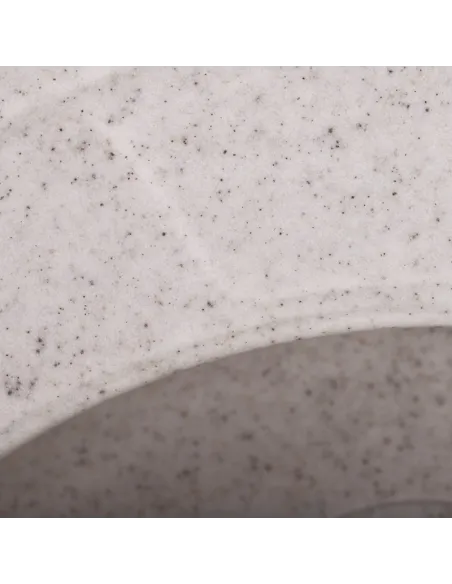 Мийка для кухні кругла Haiba HB8301-G322 Beige 490x490х180 мм, з граніту