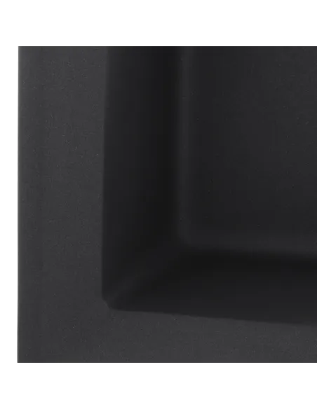 Мийка прямокутна для кухні Haiba HB8104-G228 Gray, 780x500x200 мм, з граніту