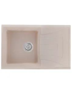 Мойка для кухни прямоугольная Haiba HB8104-G319 Sand, 780x500x200 мм, из гранита
