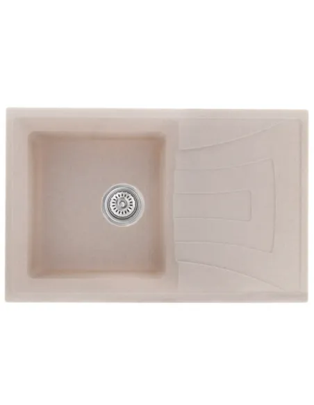 Мойка для кухни прямоугольная Haiba HB8104-G319 Sand, 780x500x200 мм, из гранита