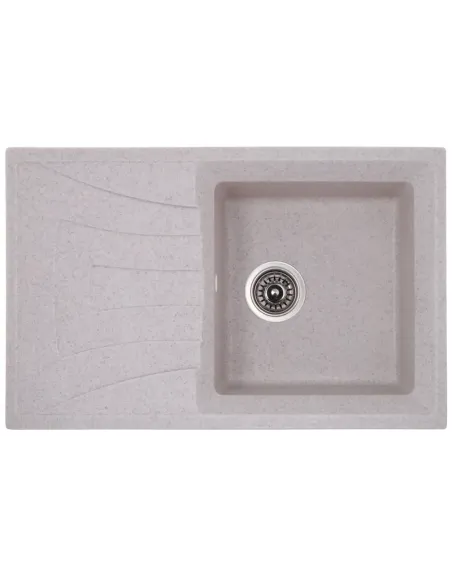 Мойка для кухни прямоугольная Haiba HB8104-G322 Beige, 780x500x200 мм, из гранита