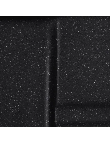 Мойка для кухни прямоугольная Haiba HB8210-G226 Black, 620x500x200 мм, из гранита