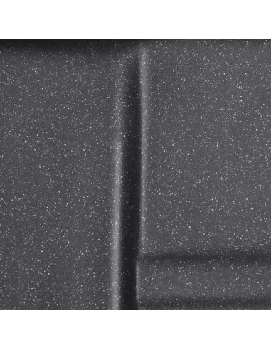 Мойка для кухни прямоугольная Haiba HB8210-G228 Gray, 620x500x200 мм, из гранита