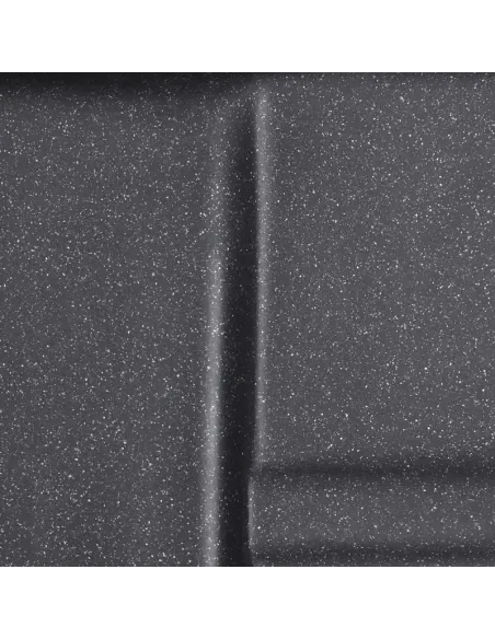 Мойка для кухни прямоугольная Haiba HB8210-G228 Gray, 620x500x200 мм, из гранита