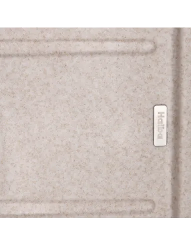 Мойка для кухни прямоугольная Haiba HB8210-G319 Sand, 620x500x200 мм, из гранита