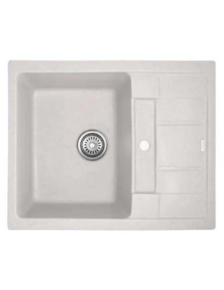 Мойка для кухни прямоугольная Haiba HB8210-G322 Beige, 620x500x200 мм, из гранита