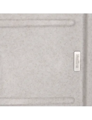 Мойка для кухни прямоугольная Haiba HB8210-G322 Beige, 620x500x200 мм, из гранита