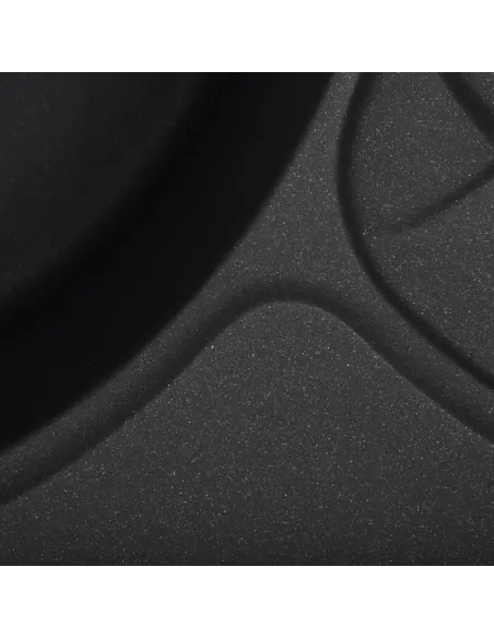 Мийка для кухні кругла Haiba HB8310-G228 Gray, 780x500х220 мм, з граніту