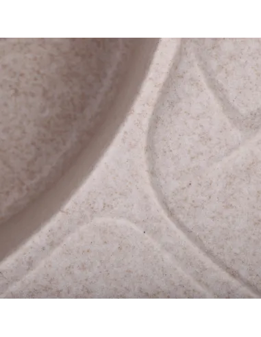 Мойка для кухни круглая Haiba HB8310-G319 Sand, 780x500х220 мм, из гранита