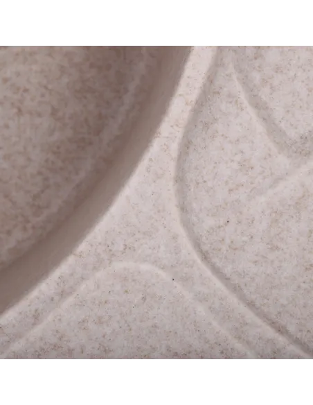 Мийка для кухні кругла Haiba HB8310-G319 Sand, 780x500х220 мм, з граніту