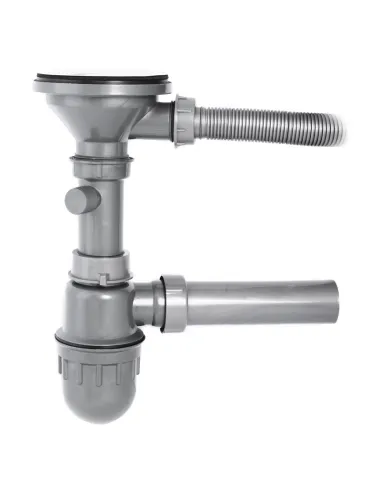 Мийка для кухні кругла Haiba HB8311-G228 Gray, 570x450x180 мм, з граніту