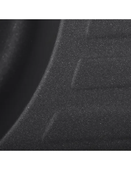 Мойка для кухни круглая Haiba HB8311-G228 Gray, 570x450x180 мм, из гранита