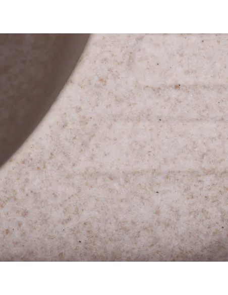 Мийка для кухні кругла Haiba HB8311-G319 Sand, 570x450x180 мм, з граніту