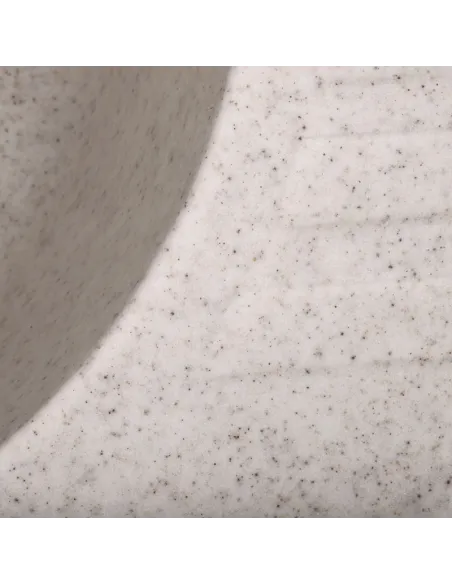 Мийка для кухні кругла Haiba HB8311-G322 Beige, 570x450x180 мм, з граніту