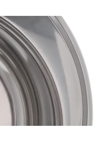 Мийка для кухні кругла Haiba 490 Polish, 0.8 мм з нержавіючої сталі