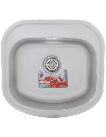 Мойка для кухни прямоугольная Haiba Decor 490x470x180 мм из нержавеющей стали