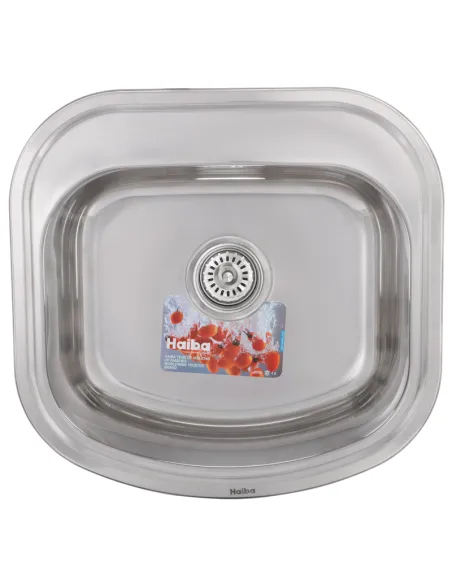 Мойка для кухни прямоугольная Haiba Polish 490x470x180 мм из нержавеющей стали