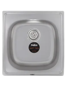 Мойка для кухни прямоугольная Haiba Satin 500x470x180 мм из нержавеющей стали