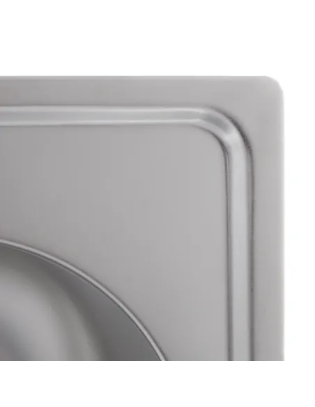 Мийка прямокутна для кухні Haiba Satin 500x470x180 мм з нержавіючої сталі