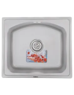 Мойка для кухни прямоугольная Haiba Satin 480x420x180 мм из нержавеющей стали