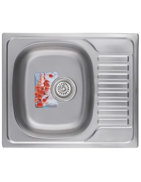 Мойка для кухни прямоугольная Haiba Satin 580x480x180 мм из нержавеющей стали