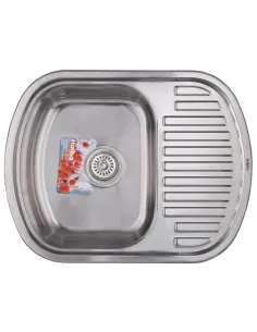 Мойка для кухни прямоугольная Haiba Polish 630x490x180 мм из нержавеющей стали