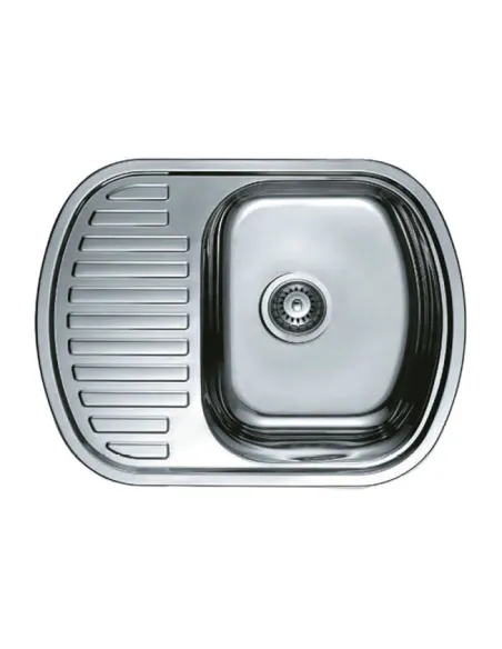 Мойка для кухни прямоугольная Haiba Satin 630x490x180 мм из нержавеющей стали