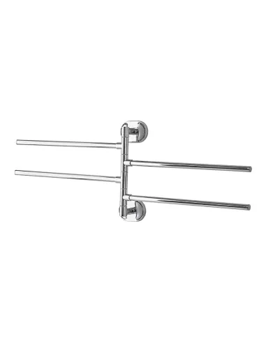 Тримач для рушників Zerix AFB-0114 ZX5046 потрійний, поворотний